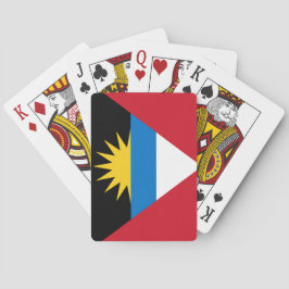 Baraja De Cartas Bandera de Antigua y Barbuda