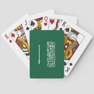 Baraja De Cartas Bandera de Arabia Saudita