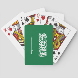 Baraja De Cartas Bandera de Arabia Saudita