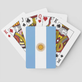 Baraja De Cartas Bandera de Argentina