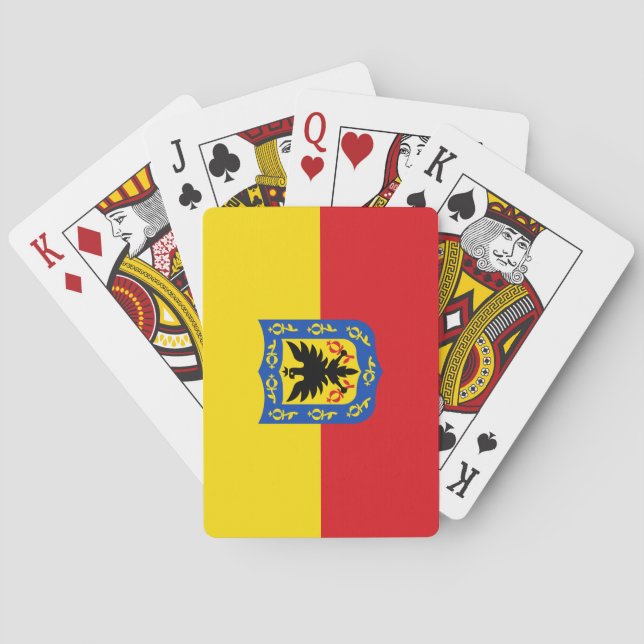 Baraja De Cartas Bandera de Bogotá (Reverso)