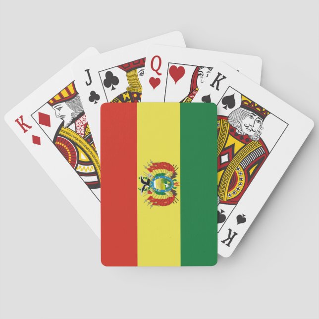 Baraja De Cartas Bandera de Bolivia (Reverso)