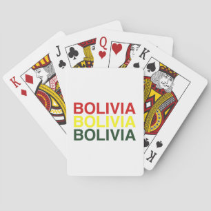 Baraja De Cartas Bandera de BOLIVIA