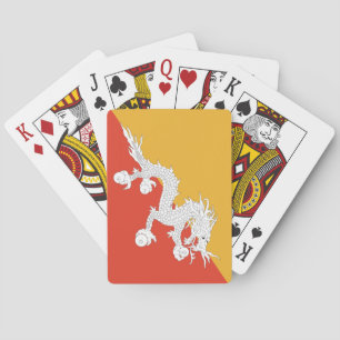 Baraja De Cartas Bandera de Bután
