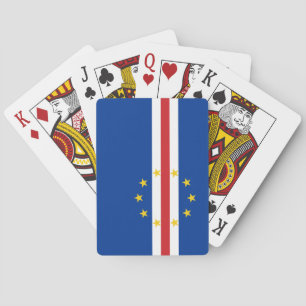 Baraja De Cartas Bandera de Cabo Verde (Cabo Verde)