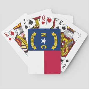Baraja De Cartas Bandera de Carolina del Norte
