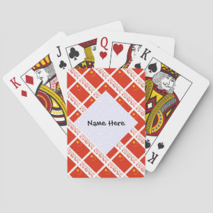Baraja De Cartas Bandera de China de la República Popular China con