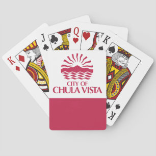 Baraja De Cartas Bandera de Chula Vista, California