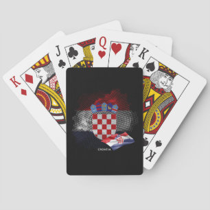Baraja De Cartas bandera de Croacia