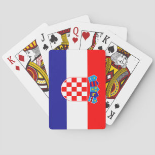 Baraja De Cartas Bandera de Croacia (croata)