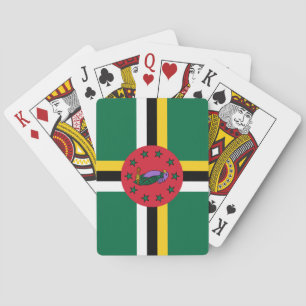 Baraja De Cartas Bandera de Dominica