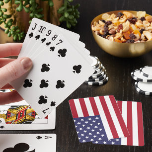 Baraja De Cartas bandera de EE. UU., bandera de Estados Unidos, ban