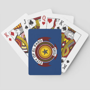 Baraja De Cartas Bandera de El Paso (Texas)