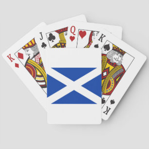 Baraja De Cartas Bandera de Escocia Saltire - Imagen de alta calida