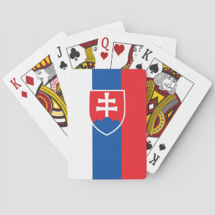 Baraja De Cartas bandera de Eslovaquia (variante vertical)