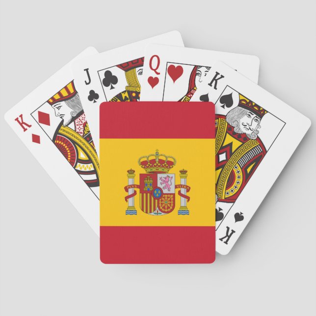Baraja De Cartas Bandera de España (Reverso)