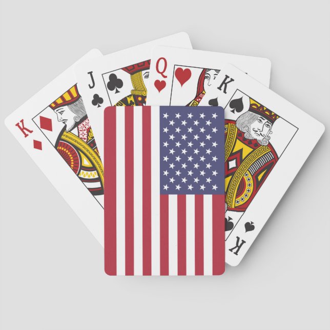 Baraja De Cartas Bandera de Estados Unidos (Reverso)