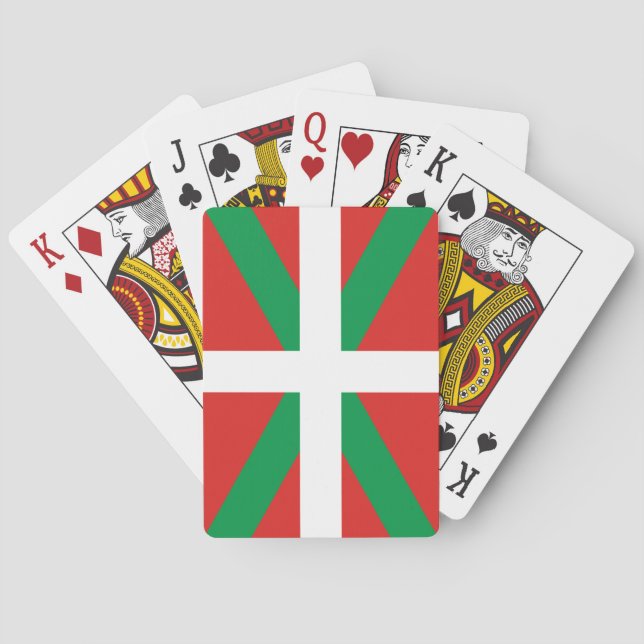 Baraja De Cartas Bandera de Euskadi (Reverso)
