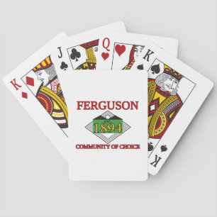 Baraja De Cartas Bandera de Ferguson, Misuri