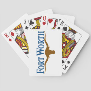 Baraja De Cartas Bandera de Fort Worth (Texas)