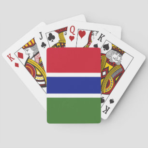 Baraja De Cartas Bandera de Gambia