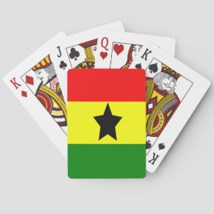 Baraja De Cartas Bandera de Ghana