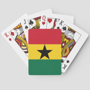 Baraja De Cartas Bandera de Ghana