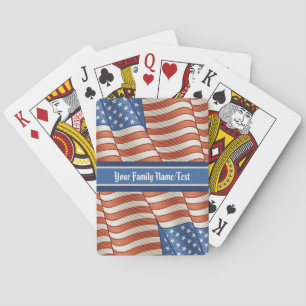 Baraja De Cartas Bandera de gloria antigua -