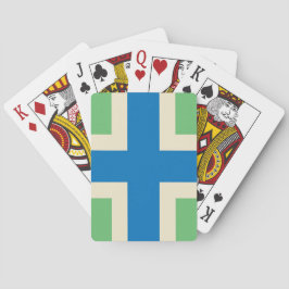 Baraja De Cartas Bandera de Gloucestershire (condado del Reino Unid