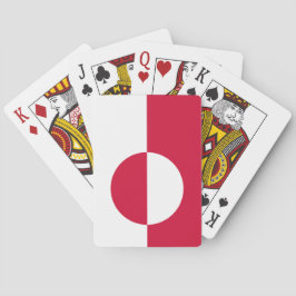 Baraja De Cartas Bandera de Groenlandia
