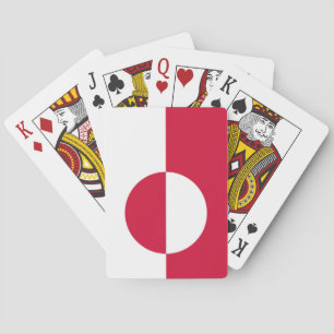 Baraja De Cartas Bandera de Groenlandia