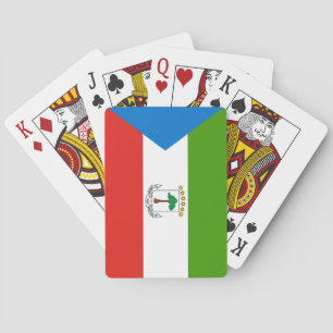 Baraja De Cartas Bandera de Guinea Ecuatorial