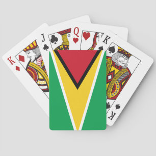 Baraja De Cartas Bandera de Guyana (guyanesa)