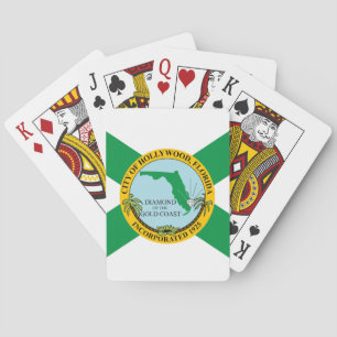 Baraja De Cartas Bandera de Hollywood, Florida