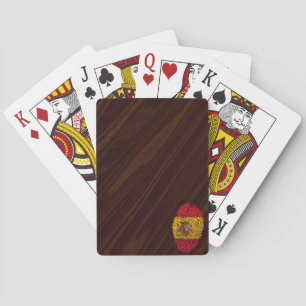 Baraja De Cartas Bandera de huellas digitales en español