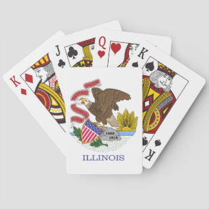 Baraja De Cartas Bandera de Illinois