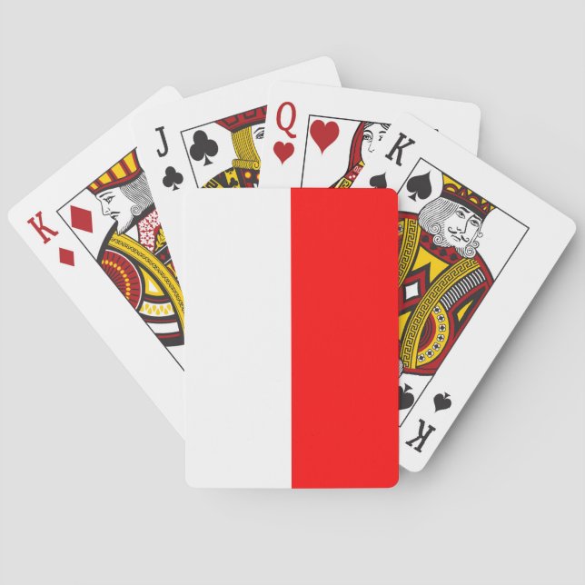 Baraja De Cartas Bandera de Indonesia (Reverso)