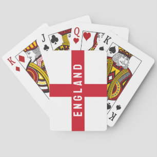 Baraja De Cartas Bandera de Inglaterra estilizada