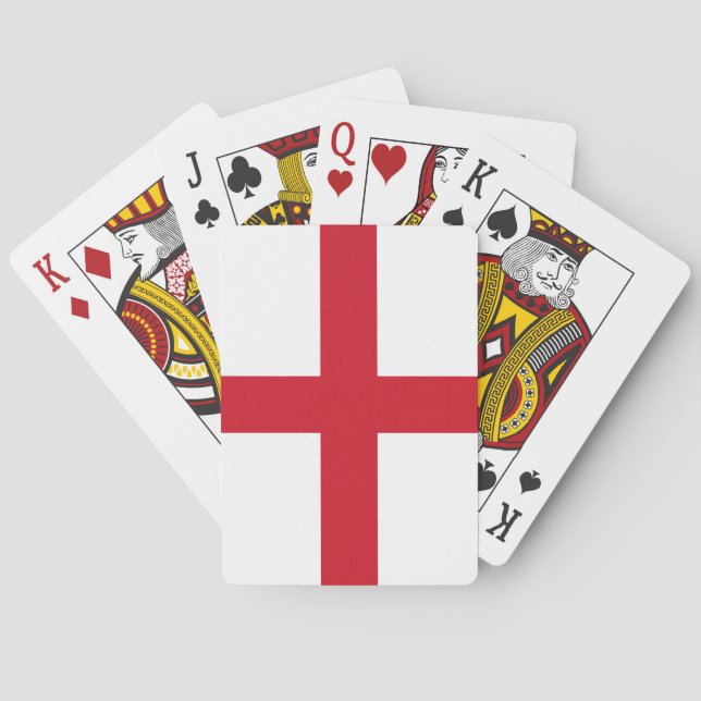 Baraja De Cartas Bandera de Inglaterra (Inglaterra) (Reverso)