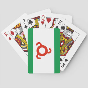 Baraja De Cartas Bandera de Ingusetia