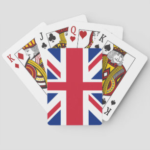 Baraja De Cartas Bandera de Jack Union del Reino Unido