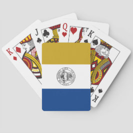 Baraja De Cartas Bandera de Jersey City (Nueva Jersey)