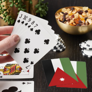 Baraja De Cartas Bandera de Jordania
