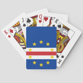 Baraja De Cartas Bandera de Jugadores de Cabo Verde