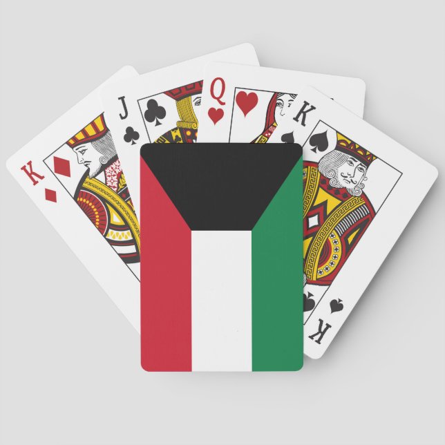 Baraja De Cartas Bandera de Kuwait (Reverso)