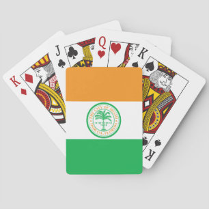 Baraja De Cartas Bandera de la Ciudad de Miami (Florida)