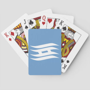 Baraja De Cartas Bandera de la prefectura de Saitama, Japón