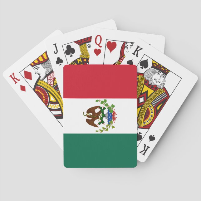 Baraja De Cartas Bandera de la República Mexicana: 1824-1835, Santa (Reverso)