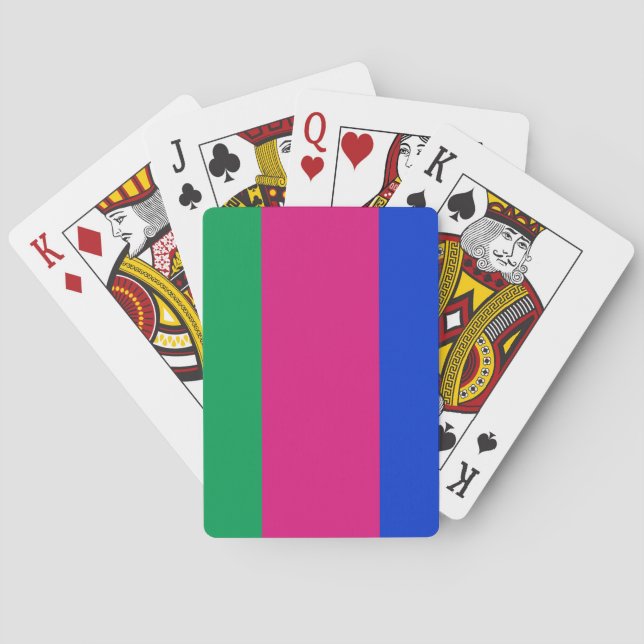 Baraja De Cartas Bandera de la República Popular de Kuban (Reverso)