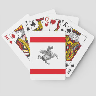 Baraja De Cartas Bandera de la Toscana, ITALIA